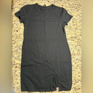 Elegant Black Tshirt Dress